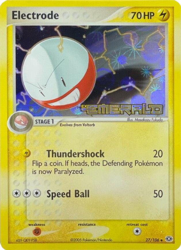 Electrode (27/106) (Stamped) [EX: Emerald] | Gamers Paradise