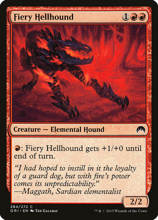 Fiery Hellhound [Magic Origins] | Gamers Paradise