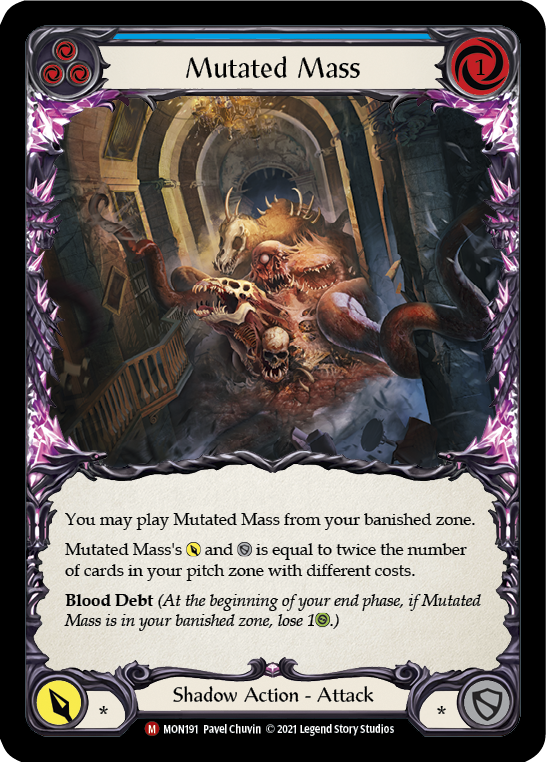 Mutated Mass [MON191-RF] 1st Edition Rainbow Foil | Gamers Paradise