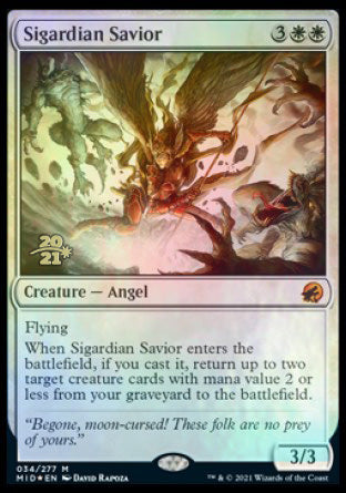 Sigardian Savior [Innistrad: Midnight Hunt Prerelease Promos] | Gamers Paradise