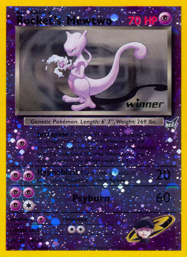 Rocket's Mewtwo (8) (Winner) [Best of Promos] | Gamers Paradise