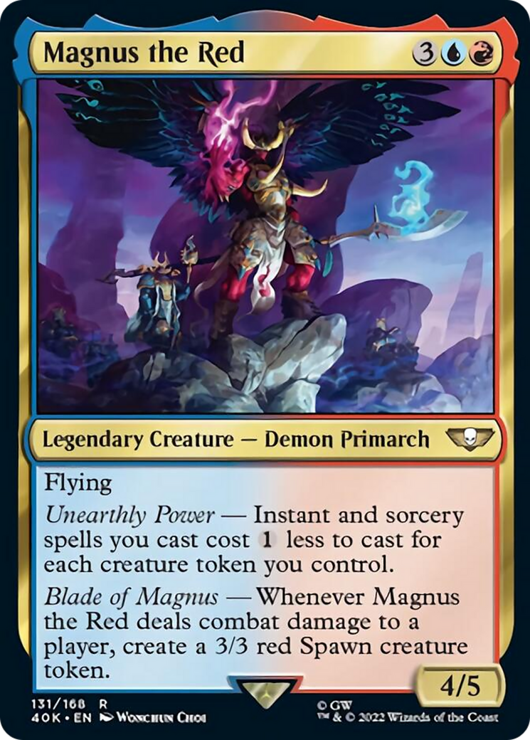 Magnus the Red (Surge Foil) [Universes Beyond: Warhammer 40,000] | Gamers Paradise