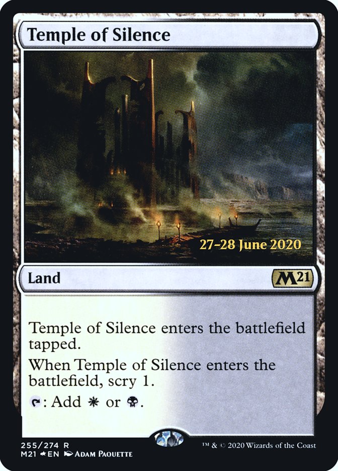 Temple of Silence [Core Set 2021 Prerelease Promos] | Gamers Paradise