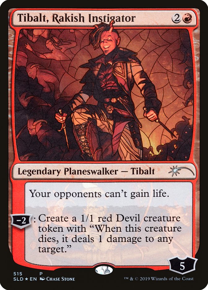 Tibalt, Rakish Instigator (Stained Glass) [Secret Lair Drop Promos] | Gamers Paradise