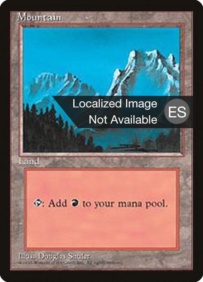 Mountain (B) [Fourth Edition (Foreign Black Border)] | Gamers Paradise