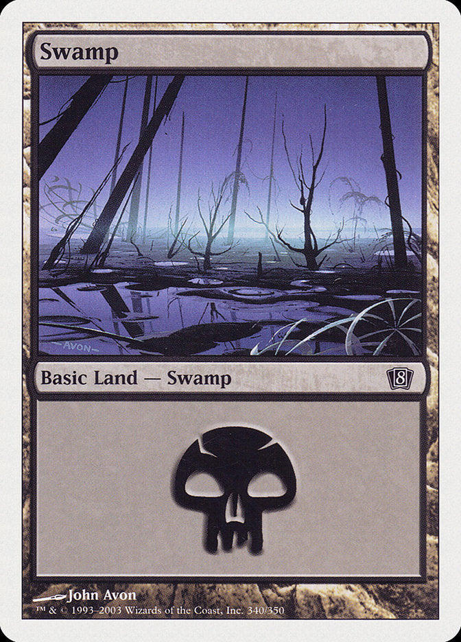 Swamp (340) [Eighth Edition] | Gamers Paradise