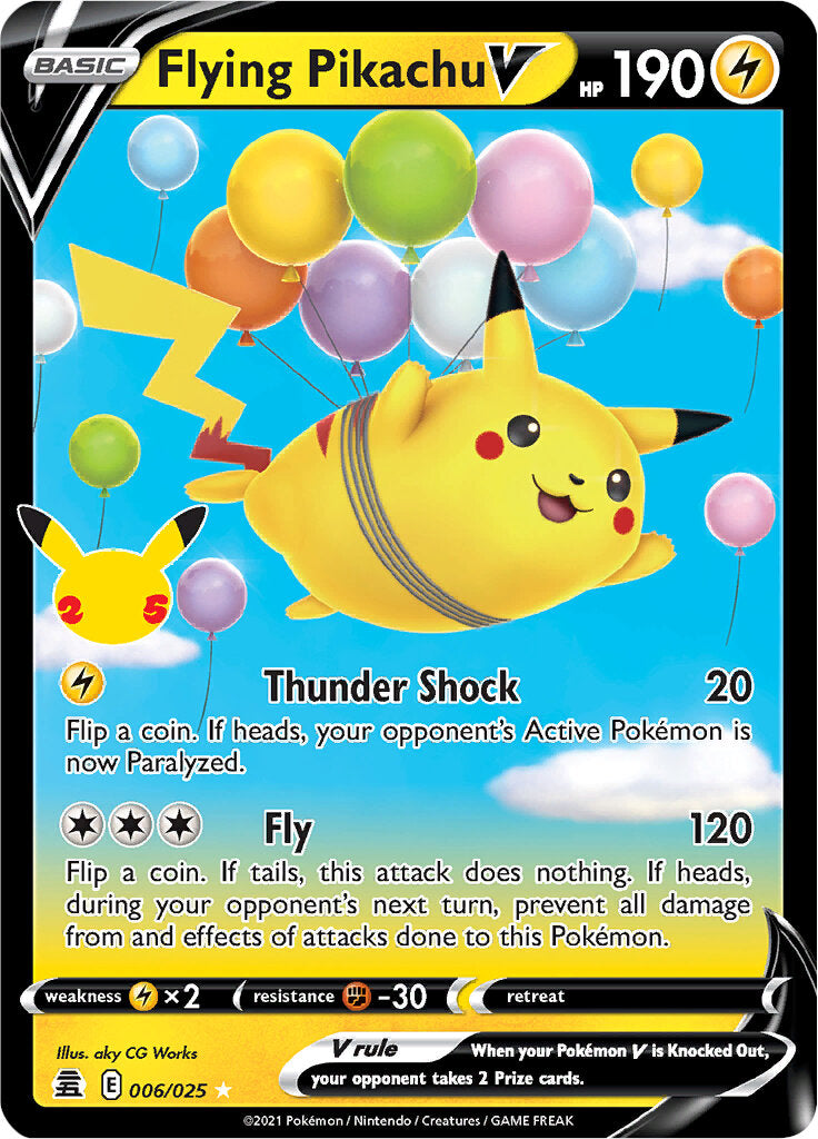 Flying Pikachu V (006/025) [Celebrations: 25th Anniversary] | Gamers Paradise