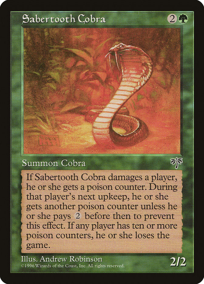 Sabertooth Cobra [Mirage] | Gamers Paradise