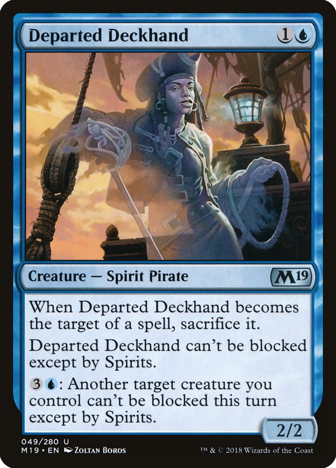 Departed Deckhand [Core Set 2019] | Gamers Paradise