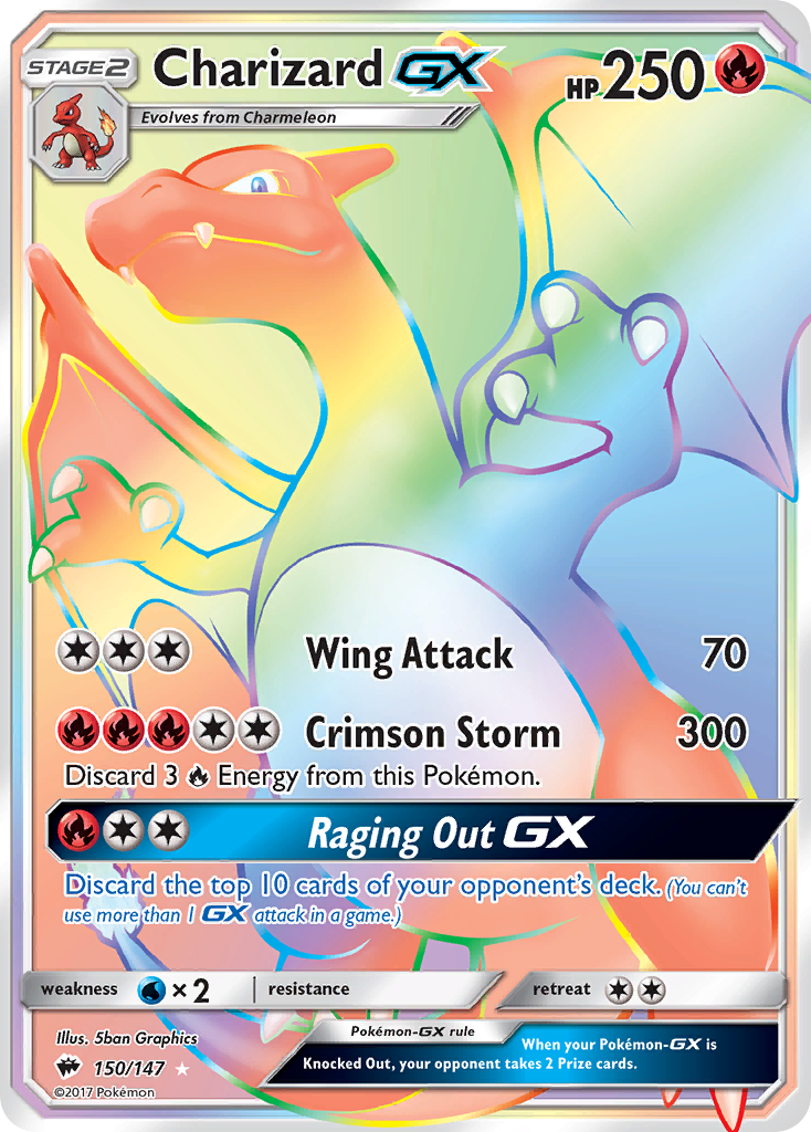 Charizard GX (150/147) [Sun & Moon: Burning Shadows] | Gamers Paradise