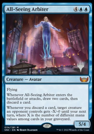 All-Seeing Arbiter (Promo Pack) [Streets of New Capenna Promos] | Gamers Paradise