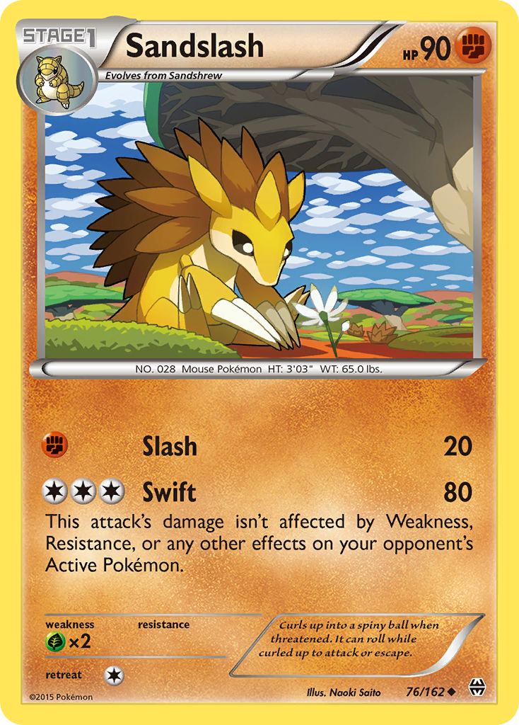 Sandslash (76/162) [XY: BREAKthrough] | Gamers Paradise