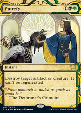 Putrefy (Foil Etched) [Strixhaven: School of Mages Mystical Archive] | Gamers Paradise