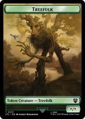 Treefolk // Food Token [The Lord of the Rings: Tales of Middle-Earth Commander Tokens] | Gamers Paradise