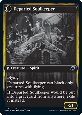 Devoted Grafkeeper // Departed Soulkeeper [Innistrad: Double Feature] | Gamers Paradise