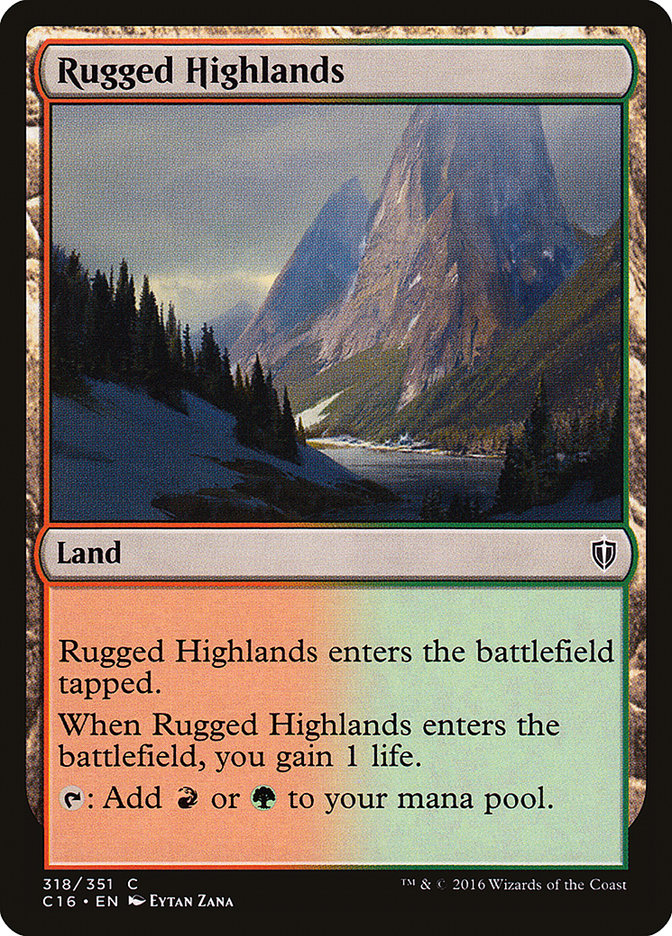 Rugged Highlands [Commander 2016] | Gamers Paradise