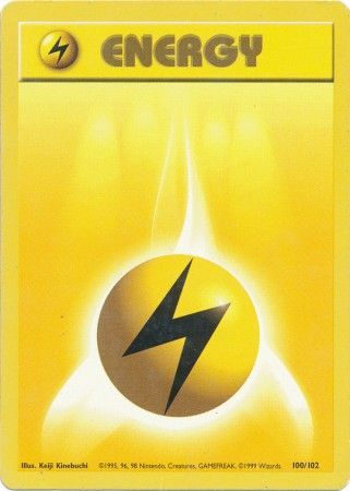 Lightning Energy (100/102) [Base Set Unlimited] | Gamers Paradise