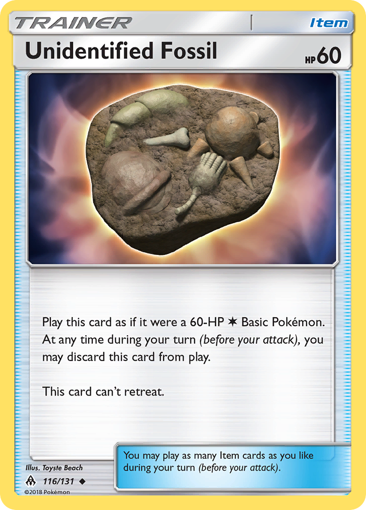 Unidentified Fossil (116/131) [Sun & Moon: Forbidden Light] | Gamers Paradise