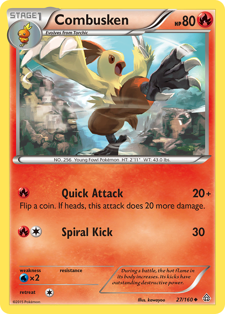 Combusken (27/160) [XY: Primal Clash] | Gamers Paradise