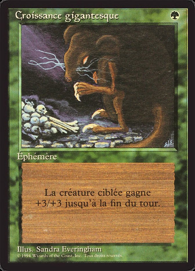 Giant Growth [Foreign Black Border] | Gamers Paradise