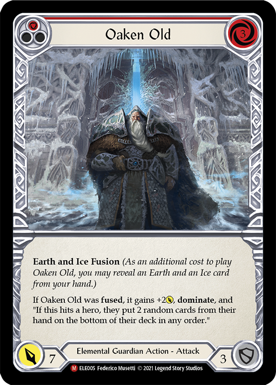 Oaken Old [ELE005] (Tales of Aria)  1st Edition Rainbow Foil | Gamers Paradise