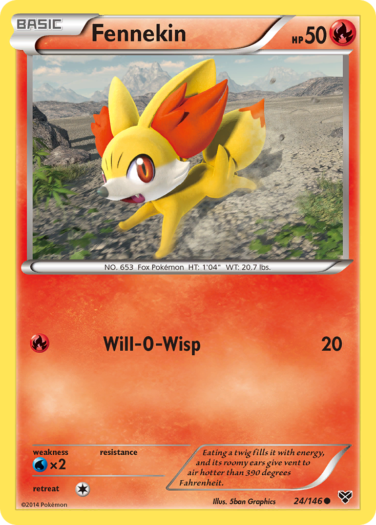 Fennekin (24/146) [XY: Base Set] | Gamers Paradise