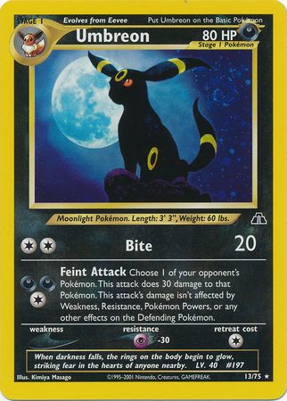 Umbreon (13/75) [Neo Discovery Unlimited] | Gamers Paradise