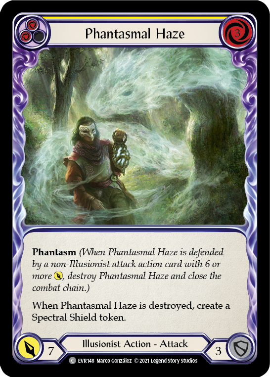 Phantasmal Haze (Yellow) [EVR148] (Everfest)  1st Edition Normal | Gamers Paradise