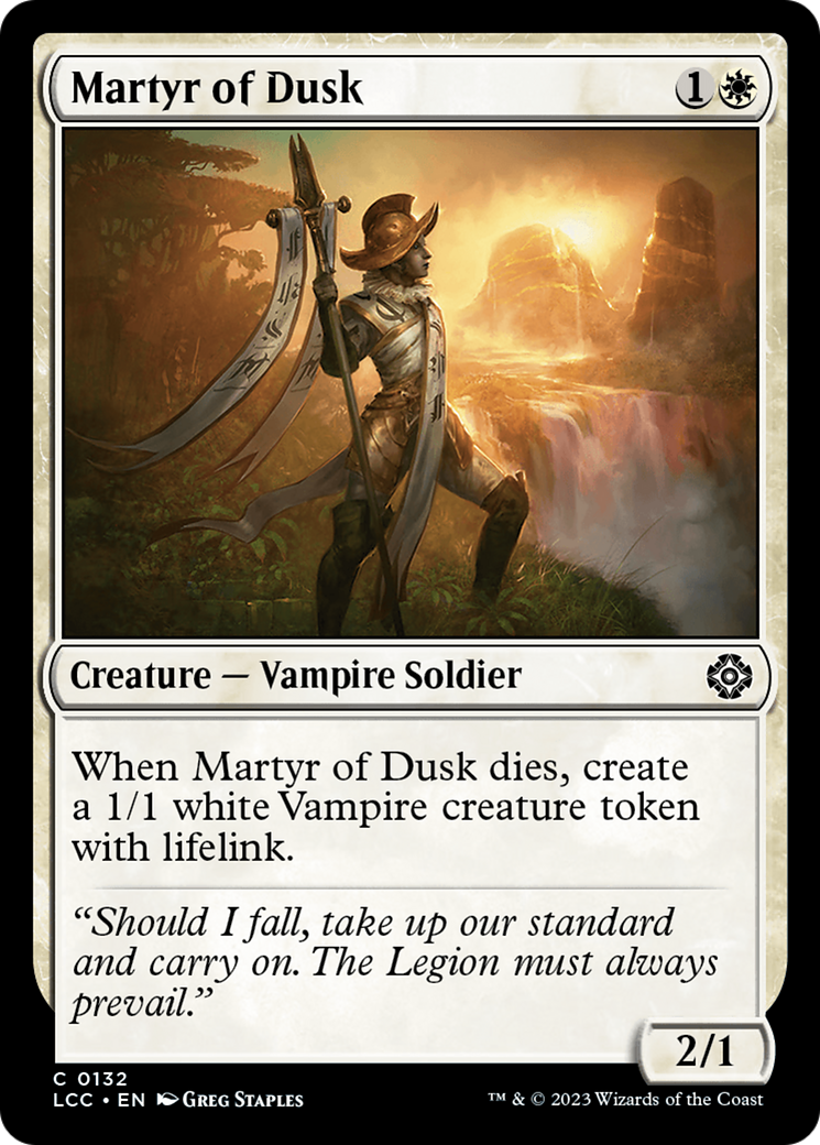 Martyr of Dusk [The Lost Caverns of Ixalan Commander] | Gamers Paradise