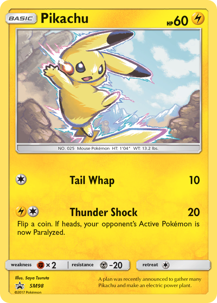 Pikachu (SM98) [Sun & Moon: Black Star Promos] | Gamers Paradise