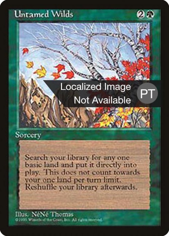 Untamed Wilds [Fourth Edition (Foreign Black Border)] | Gamers Paradise