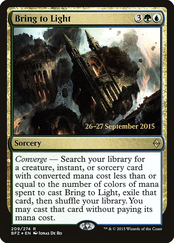 Bring to Light [Battle for Zendikar Prerelease Promos] | Gamers Paradise