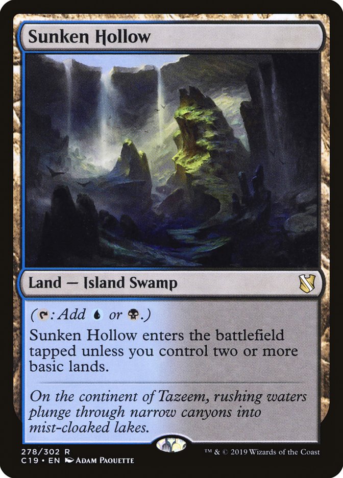 Sunken Hollow [Commander 2019] | Gamers Paradise