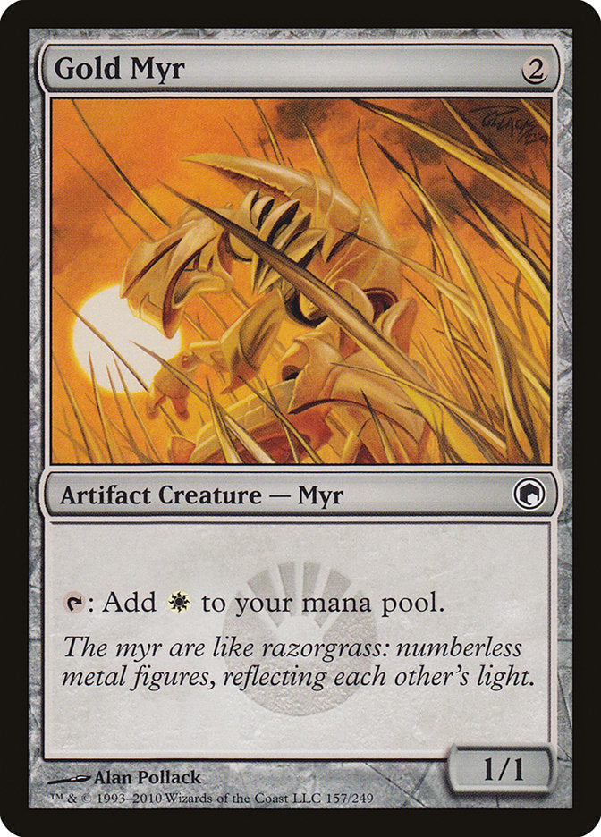 Gold Myr [Scars of Mirrodin] | Gamers Paradise