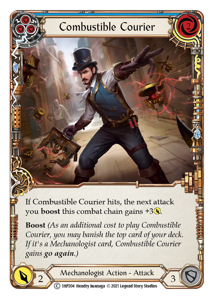 Combustible Courier (Blue) [1HP204] | Gamers Paradise