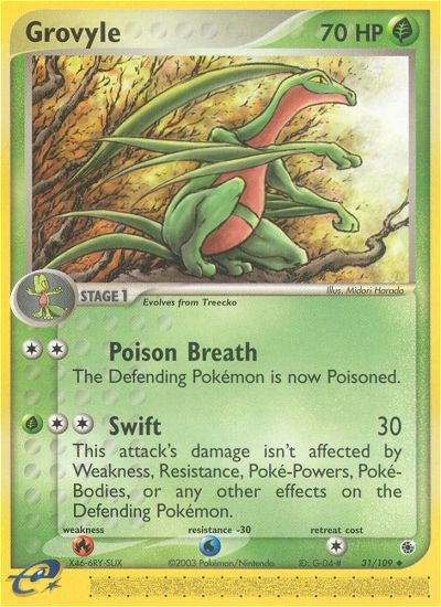 Grovyle (31/109) [EX: Ruby & Sapphire] | Gamers Paradise