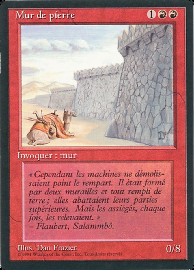 Wall of Stone [Foreign Black Border] | Gamers Paradise