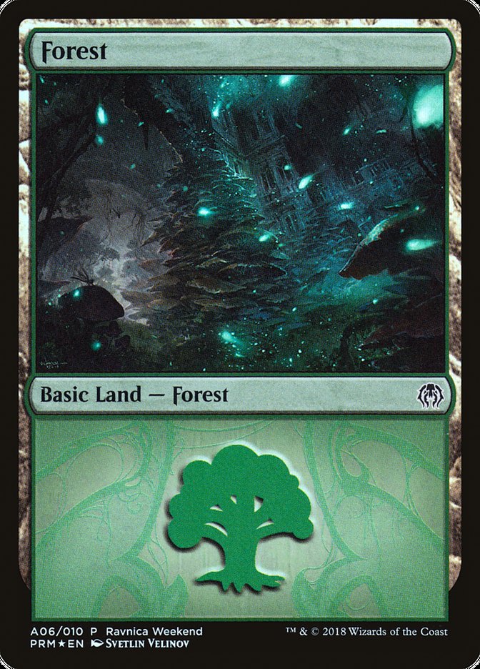 Forest (A06) [Ravnica Allegiance Ravnica Weekend] | Gamers Paradise