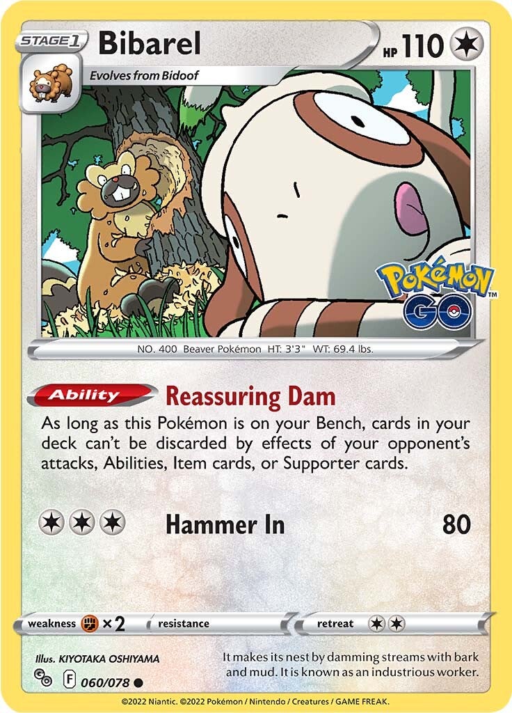 Bibarel (060/078) [Pokémon GO] | Gamers Paradise