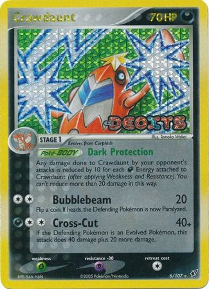 Crawdaunt (6/107) (Stamped) [EX: Deoxys] | Gamers Paradise