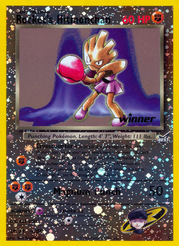 Rocket's Hitmonchan (9) (Winner) [Best of Promos] | Gamers Paradise