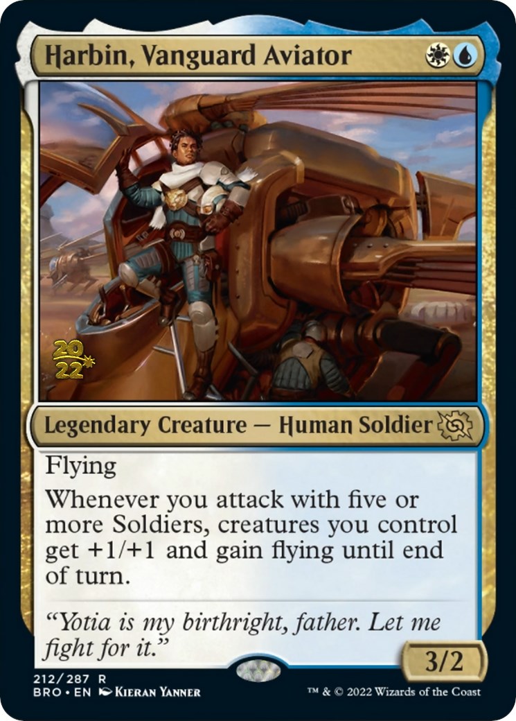 Harbin, Vanguard Aviator [The Brothers' War Prerelease Promos] | Gamers Paradise