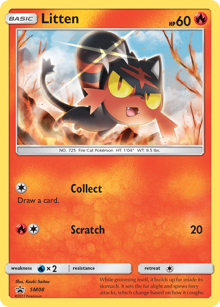 Litten (SM08) [Sun & Moon: Black Star Promos] | Gamers Paradise