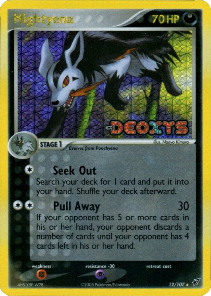 Mightyena (12/107) (Stamped) [EX: Deoxys] | Gamers Paradise