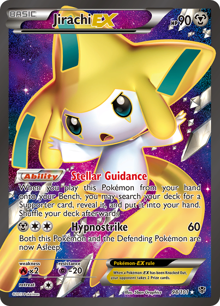 Jirachi EX (98/101) [Black & White: Plasma Blast] | Gamers Paradise