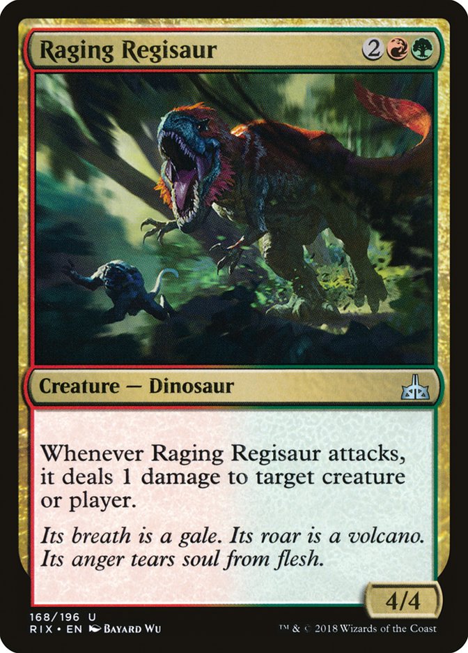 Raging Regisaur [Rivals of Ixalan] | Gamers Paradise