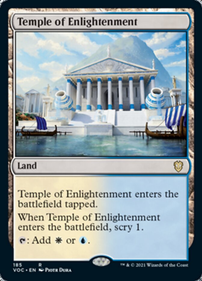 Temple of Enlightenment [Innistrad: Crimson Vow Commander] | Gamers Paradise