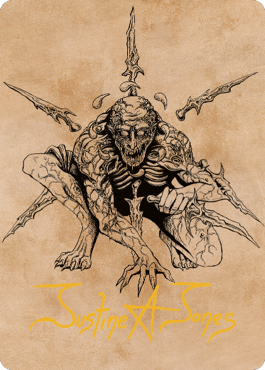 Bhaal, Lord of Murder Art Card (Gold-Stamped Signature) [Commander Legends: Battle for Baldur's Gate Art Series] | Gamers Paradise