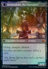 Jerren, Corrupted Bishop // Ormendahl, the Corrupted [Innistrad: Midnight Hunt Prerelease Promos] | Gamers Paradise