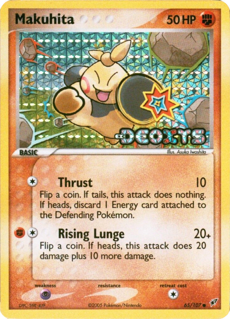 Makuhita (65/107) (Stamped) [EX: Deoxys] | Gamers Paradise